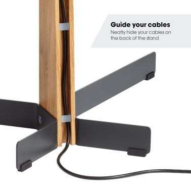 TVS 3695 Support Pied TV (noir)