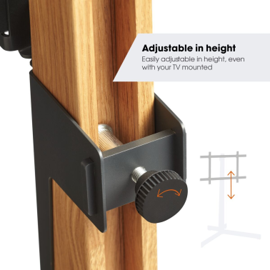 TVS 3695 Support Pied TV (noir)