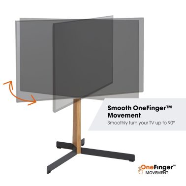 TVS 3695 Support Pied TV (noir)