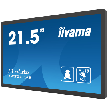 Ecran tactile interactif Full HD PCAP 10pt 21.5'' IIYAMA PROLITE TW2223AS-B3