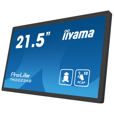 Ecran tactile interactif Full HD PCAP 10pt 21.5'' IIYAMA PROLITE TW2223AS-B3
