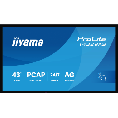 Ecran INTERACTIF TACTILE 43 POUCES IIYAMA PROLITE T4329AS-B1AG
