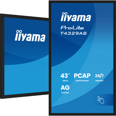 Ecran INTERACTIF TACTILE 43 POUCES IIYAMA PROLITE T4329AS-B1AG