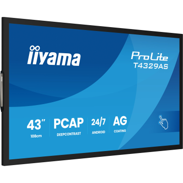 Ecran INTERACTIF TACTILE 43 POUCES IIYAMA PROLITE T4329AS-B1AG
