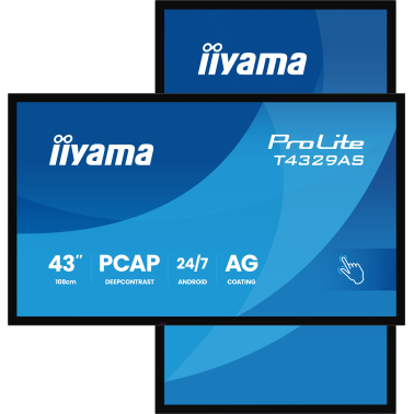 Ecran INTERACTIF TACTILE 43 POUCES IIYAMA PROLITE T4329AS-B1AG