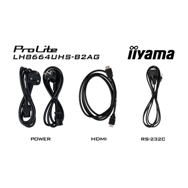 TOTEM AFFICHAGE DYNAMIQUE 75" IIYAMA PROLITE LH7575UHS-B2AG AVEC ROULETTES
