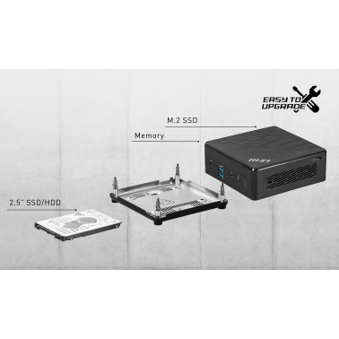 MTR PC Intel pour Microsoft Teams Room  pour salle de visioconférence autonome Microsoft Teams Room  Intel® msi Cubi core 5