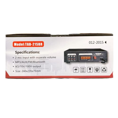 AMPLIFICATEUR DE SON MASTER TAB-215BR BLUET USB