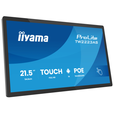 Ecran tactile interactif 21.5" Full HD IIYAMA PROLITE TW2223AS-B3P