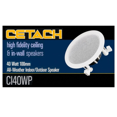 Enceinte sonore murale ou plafonnier étanche 40W - Cetach C140WP