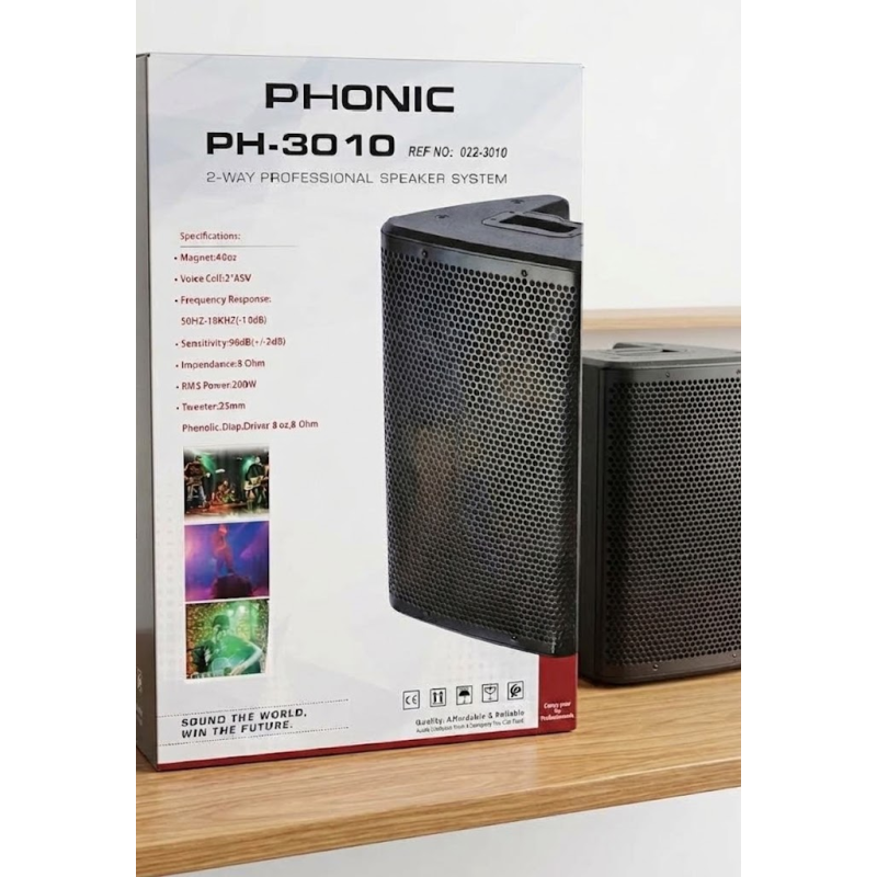 HAUT-PARLEUR 10" 200 W Phonic PH-3010