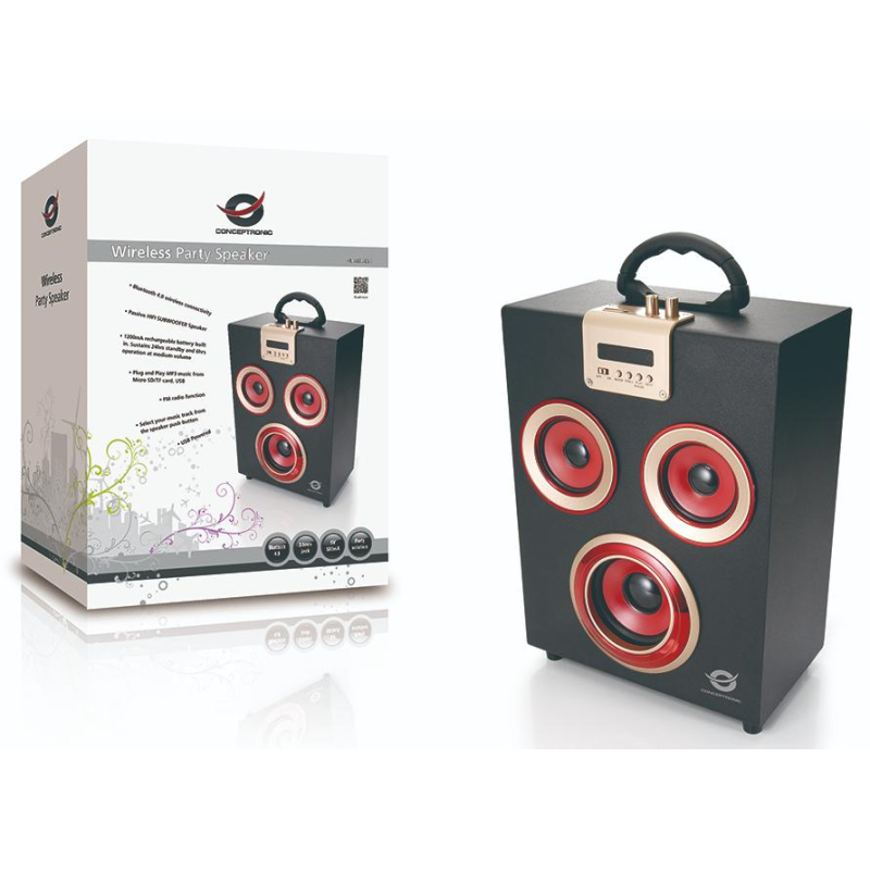 Haut-parleur subwoofer Hi-Fi passif Conceptronic  (Modèle : CLLSPKPARTY)