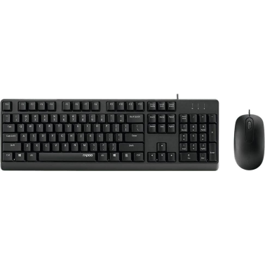 Ensemble clavier et souris filaires Rapoo X130PRO