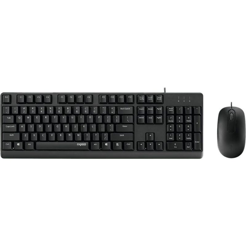 Ensemble clavier et souris filaires Rapoo X130PRO