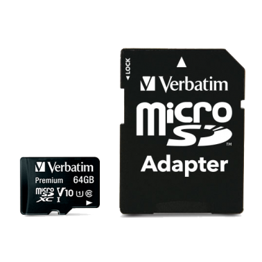 microSDXC 64 GB  avec adaptateur Classe 10