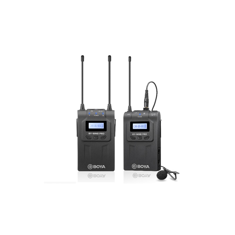 Système de microphone sans fil UHF BOYA BY-WM8 Pro-K1
