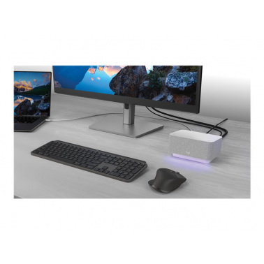 LOGI DOCK STATION D'ACCUEIL TOUT-EN-UN AVEC CONTRÔLES POUR LES RÉUNIONS ET HAUT-PARLEUR