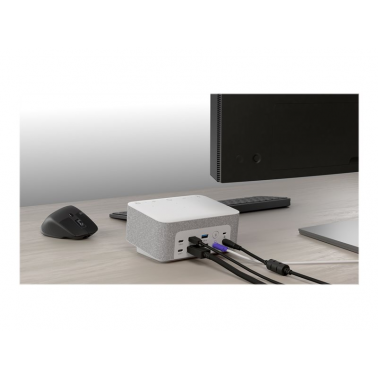 LOGI DOCK STATION D'ACCUEIL TOUT-EN-UN AVEC CONTRÔLES POUR LES RÉUNIONS ET HAUT-PARLEUR
