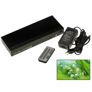 Contrôleur de mur vidéo HDMI 3×3 1080P 60Hz avec télécommande IR