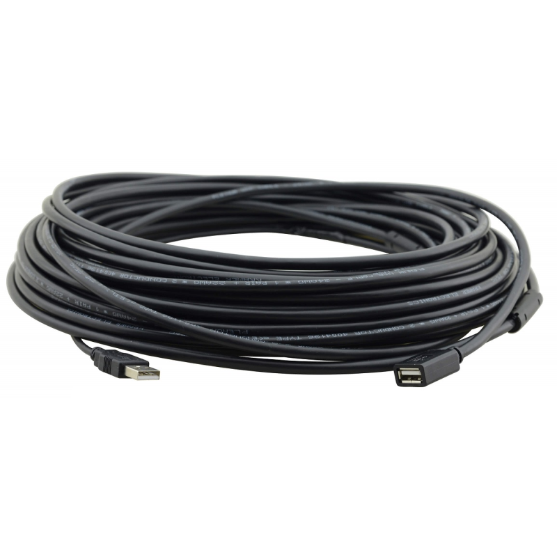 Câble d'extension active USB 2.0 A(M) à A(F) - 15 Mètres